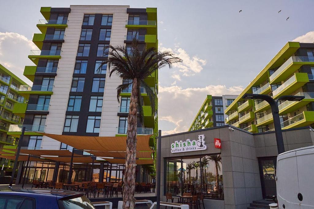 Rusty Sands Apt Spa N Pools Beach Resort Năvodari Exterior foto